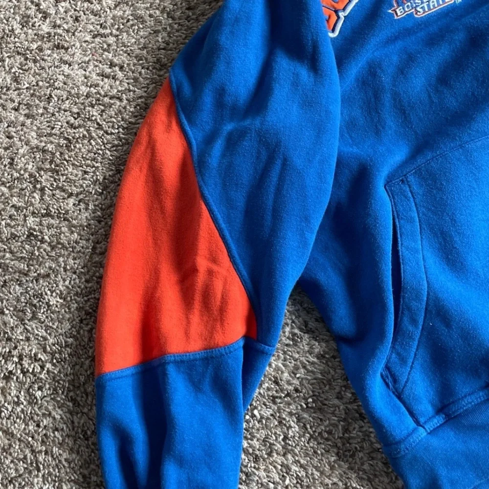 Boise State Broncos Hoodie XX Large NCAA Blue Orange Athletic Sweatshirt Hoodie‎